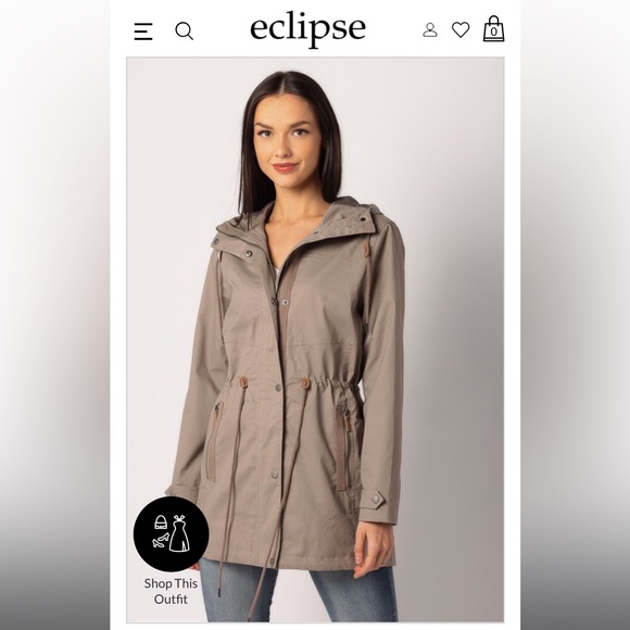 eclipse tattoo outerwear twill hooded utility jacket - Picture 9 of 9